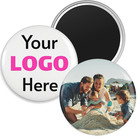 Custom Photo 3 Layer Refrigerator Locker Magnets Metal Base Laminated 2 25x2 25