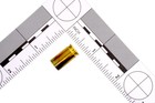 Crime Scene Photomacrographic Scale  no 2-inches  No 2-inches  White