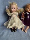 Vintage 50s Dolls 8    Friends For Ginny And Ginger Hard Plastic W Clothes