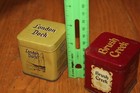 2 Vintage Tobacco Tins Advertising Red Brush Creek 1 Oz   London Dock With Lid