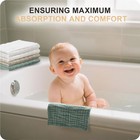 6 Pack Baby Muslin Washcloths Cotton Burp Cloths 12x12 Ultra Soft Absorbent