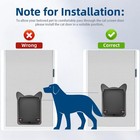 Pet Screen Door For Small Dogs   Cats - Heavy Duty Magnetic Lockable Flap  In   