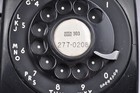Vintage 1952 Bell System western Electric Black Rotary Dial Desk Telephone 
