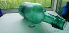 Nice Squat Embossed henry Mchugh 1842market St  Phila  Star On Rear large Bubble