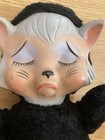 Vintage 1950 s Knickerbocker Rare Pouting  Kitten Plush Rubber Face Ex Condition