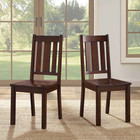 Better Homes And Gardens Bankston Mocha Dining Chairs  Set Of 2