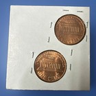 1980-p   D Lincoln Memorial Cents  Unc Lot Of 2 Bu Coins From Obw Rolls  8006