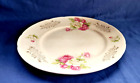 Antique Victorian Style Beautiful Dinner Plate - Pink   White Rose Floral Design