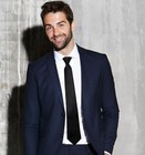  Pre-tied Necktie For Men - Solid Color Neck Tie With Adjustable Zipper - Black