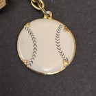 Vintage Baseball Ball Sports Keychain Metal Keyring Hong Kong