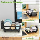 Small Dish Drying Rack  Space Saving Dish Racks For Kitchen Counter  Kitchen    