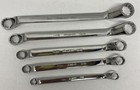 Snap-on 12-point Xo605 Sae Flank Drive Deep Offset Box Wrench Set