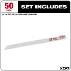 Milwaukee 48-01-6189 12  X 18tpi Bi-metal Super Sawzall Blade 50-pack
