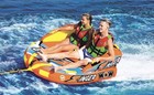 Wow Zinger 1-2 Person Rider Towable Tube Float For Watersports Boat Or Jet Ski