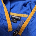 Patagonia Micro D Snap-t Hooded Jacket Fleece Blue Orange Toddler Size 2t 