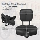 Mooncool Backrest Saddle Bike Seat With Backrest Bicycle Tricycle Saddle Seat