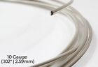 940 Argentium Silver Wire   Round  Dead Soft   10-30 Gauge   1-10 Ft   Usa