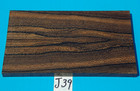 1 Pair Ziricote Snakeskin Figured Knife Scales exotic Wood lumber knife Grips
