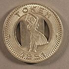 1951 Hawaii Honolulu Rapid Transit Company Token - Hula Girl - Cut Out