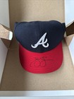 2001 Fleer Legacy Andruw Jones Signed Hat Cap Fleer Coa