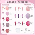 Hot Pink Purple Balloons Arch Kit  Double Stuffed Lavender Lilac Dusty Purple   