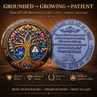     3 Year Aa Sobriety Coin  Super 3d Alcoholics Anonymous Token Three Years Sober