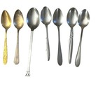 Huge 7 Lb Lot Vintage Flatware Silverplate   Stainless Steel     70  Pieces Mixed