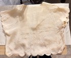 Vintage 1930 s  1940 s Sheer Cream Rayon Boudoir Bed Jacket Loungewear W pocket