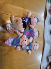 Cute Plush Stuffed Finger Puppets Lot Of 83 Animals People 2 25  - 4 75  Tall