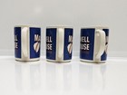 Vintage Maxwell House 8 Oz Coffee Mugs cups  Set Of 3   Blue White Made In Usa