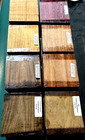 Sixteen  16  Exotic Kiln Dried Platter Blanks Turning Lumber Wood 4  X 4  X 2 