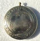 Antique European Oval Snuff pill  Box Brass silverplated