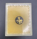 Vtg Japanese Maritime Self-defense Force Cap Badge Anchor Cherry Blossom Jmsdf