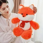 Fox Pillow Plush Toy 17  Stuffed Animal Toddler Doll Gift For Kids