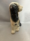 Staffordshire King Charles Spaniel Figurine Vintage Reproduction 9    Tall