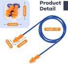 Shooting Ear Protection 10 Pair Silicone Noise Reduction Ear Plugs For Shooting 