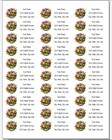 150 Basket Of Tulips Bouquet Mailing Return Address Labels Personalized