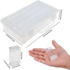 64 Slots Plastic Seed Storage Box Organizer With Lid Garden Seed Container Box