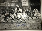Jim Brown Signed 16 X 20 B   W Photo Steiner Autographed Cleveland Browns Yankee