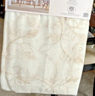 Laura Ashley Bedford Window Curtains 2 Two Panels 38 X 84 Sheer Embroidered New