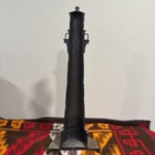 Vintage Cast Iron Lighthouse Doorstop Cape Hatteras Lakehouse Porch 21  8 Lbs