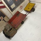 Wyandotte Front Loader Dump Truck - Pressed Steel W trailer   No Scoop For Parts