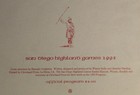 San Diego Scottish Highland Games  1993 Official Program  20th Annual