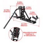 800lb Universal Motorcycle Carrier Hitch Mount  Scooter Carrier Trailer Hauler