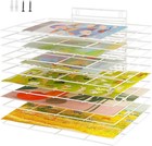 Compact 12-shelf Art Drying Rack For Classrooms And Art Studios - White