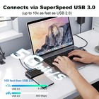 Usb A C To Sata Ide Adapter Ssd Hdd Hard Drive Reader Power Supply Cable