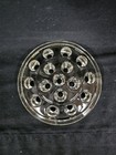 Vintage Glass 5 Inch 16 Hole Flower Frog Stem Holder For Vase Great Condition