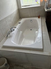 Oasis 72  Geneva Bone Jetted Soaking Tub  3672 Trg-270 0nd  W m0en Hardware