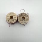 Vtg Belding Corticelli Buttonhole Pure Silk Wooden Spools Thread Lot Of 7
