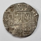 1638 Dated Cob 8 Reales Potosi Bolivia Scarce Type 27 2g Genuine  t915